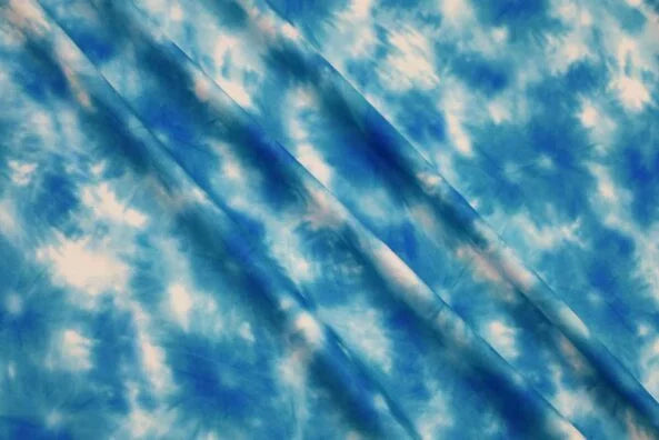 (DBP) Tie-Dye Teal & White