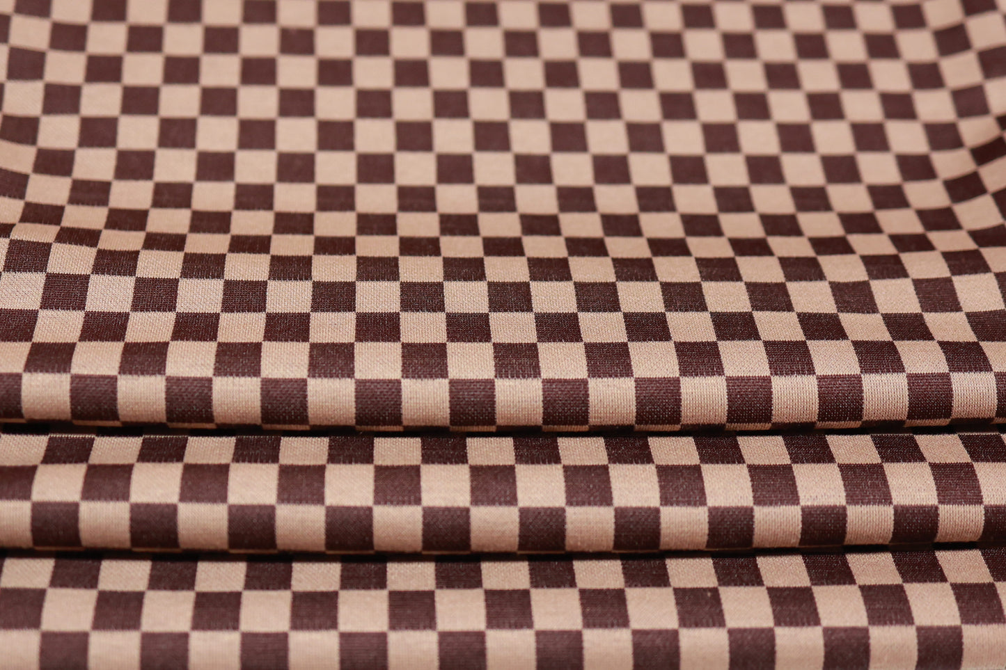 (Jacquard) Brown & Tan Checkered
