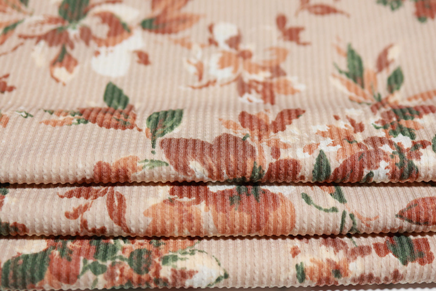 (Urban Rib) Floral On Tan