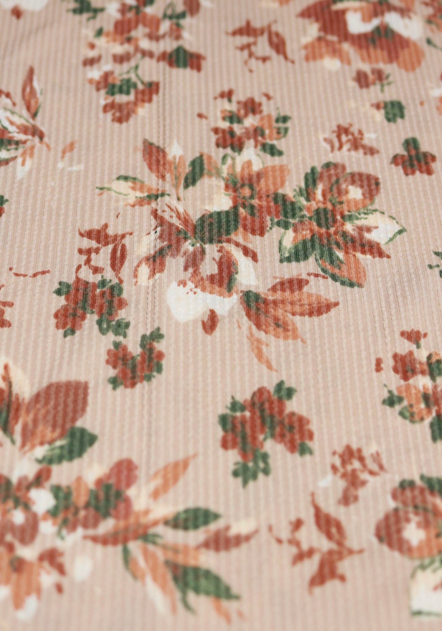 (Urban Rib) Floral On Tan