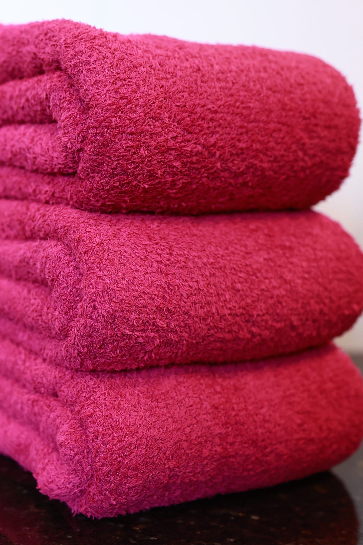 (Cozy Sweater Knit) Solid Magenta