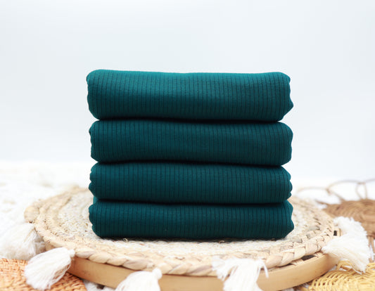 4x2 Rib Solid Hunter Green