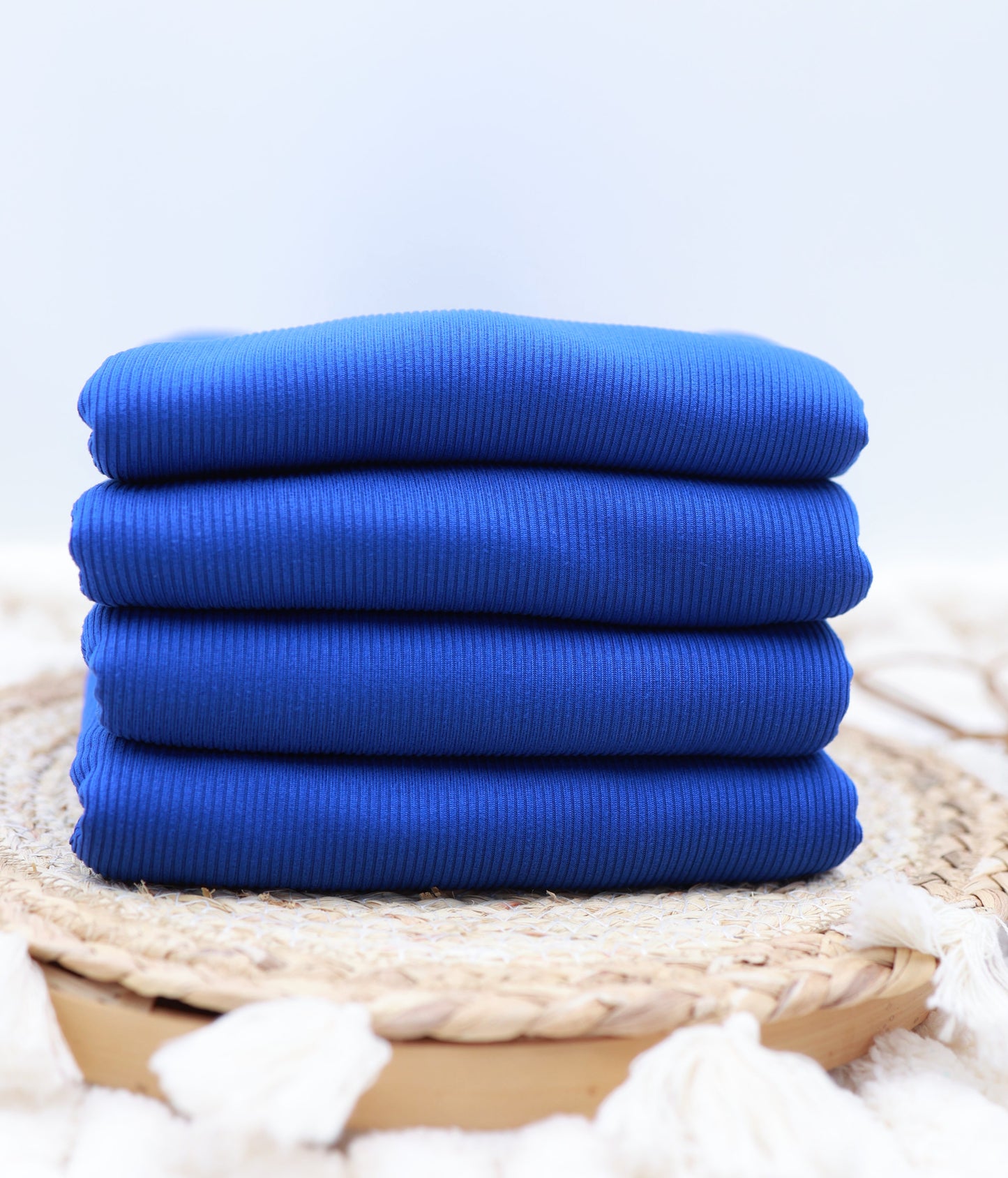 2x2 Rib Solid Royal Blue