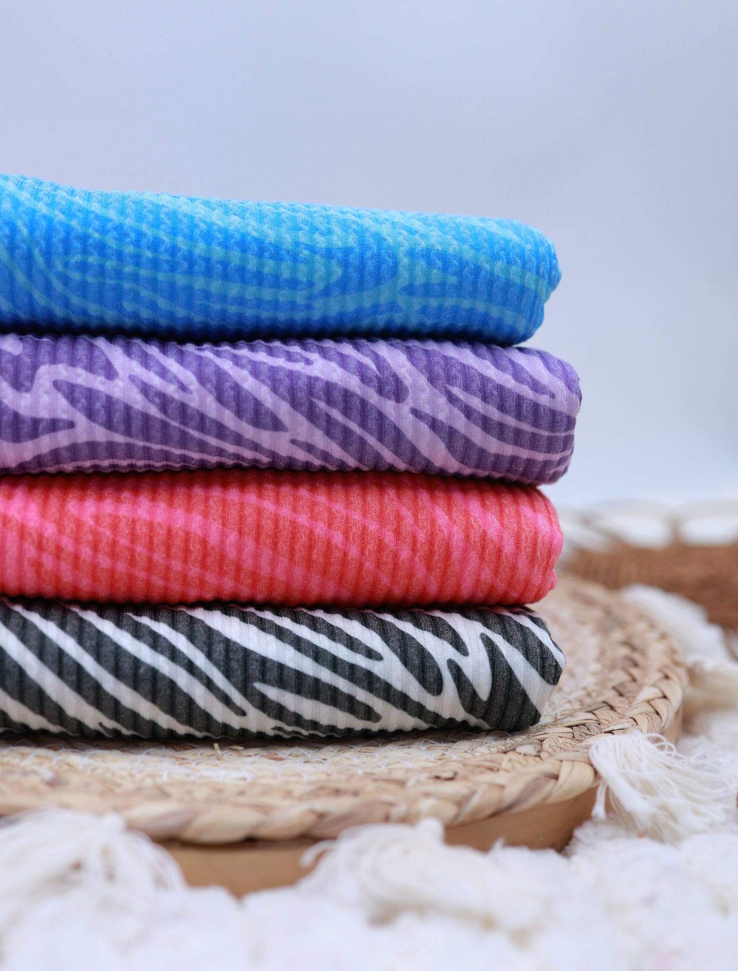 (Urban Rib) Bright Pink Zebra