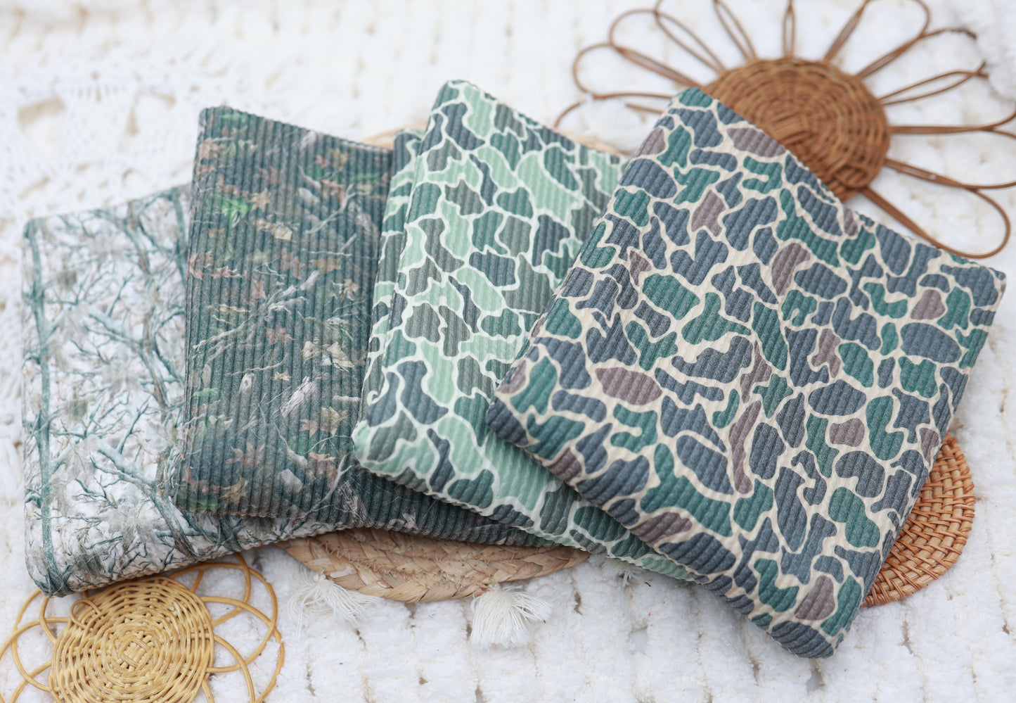 (Urban Rib) RealTree Camo On Forest Green