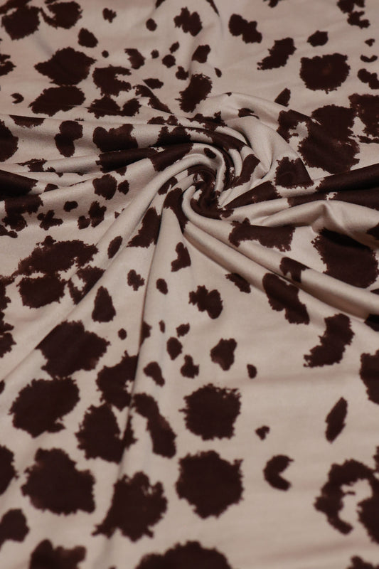 (DBP) Brown Cow Print
