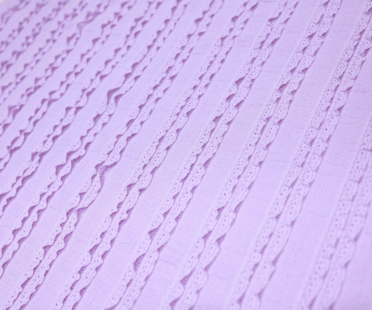 Ruffle Lace On Knit (Lilac)