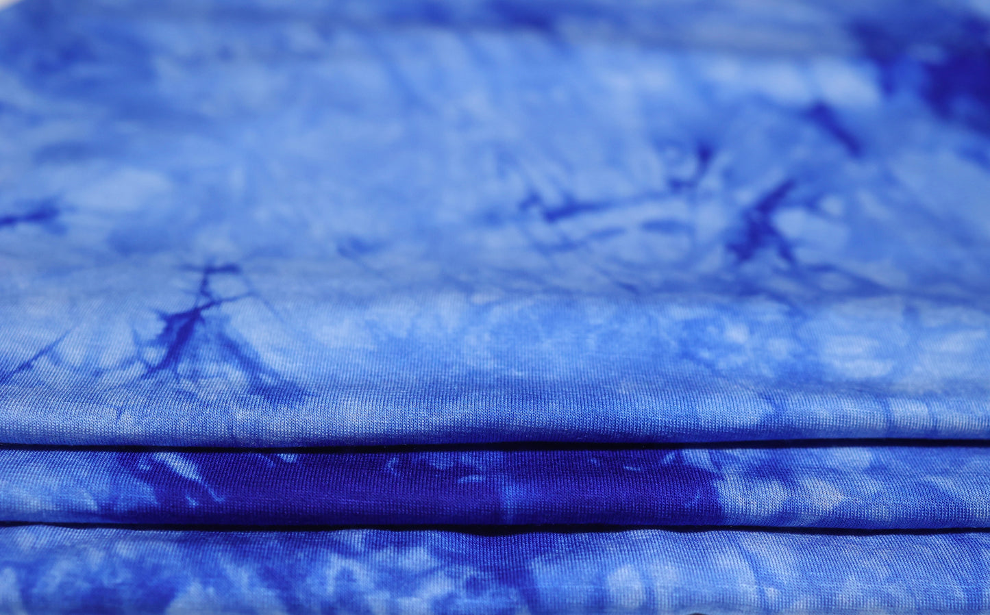 (RAYON SPAN) Tie Dye Royal