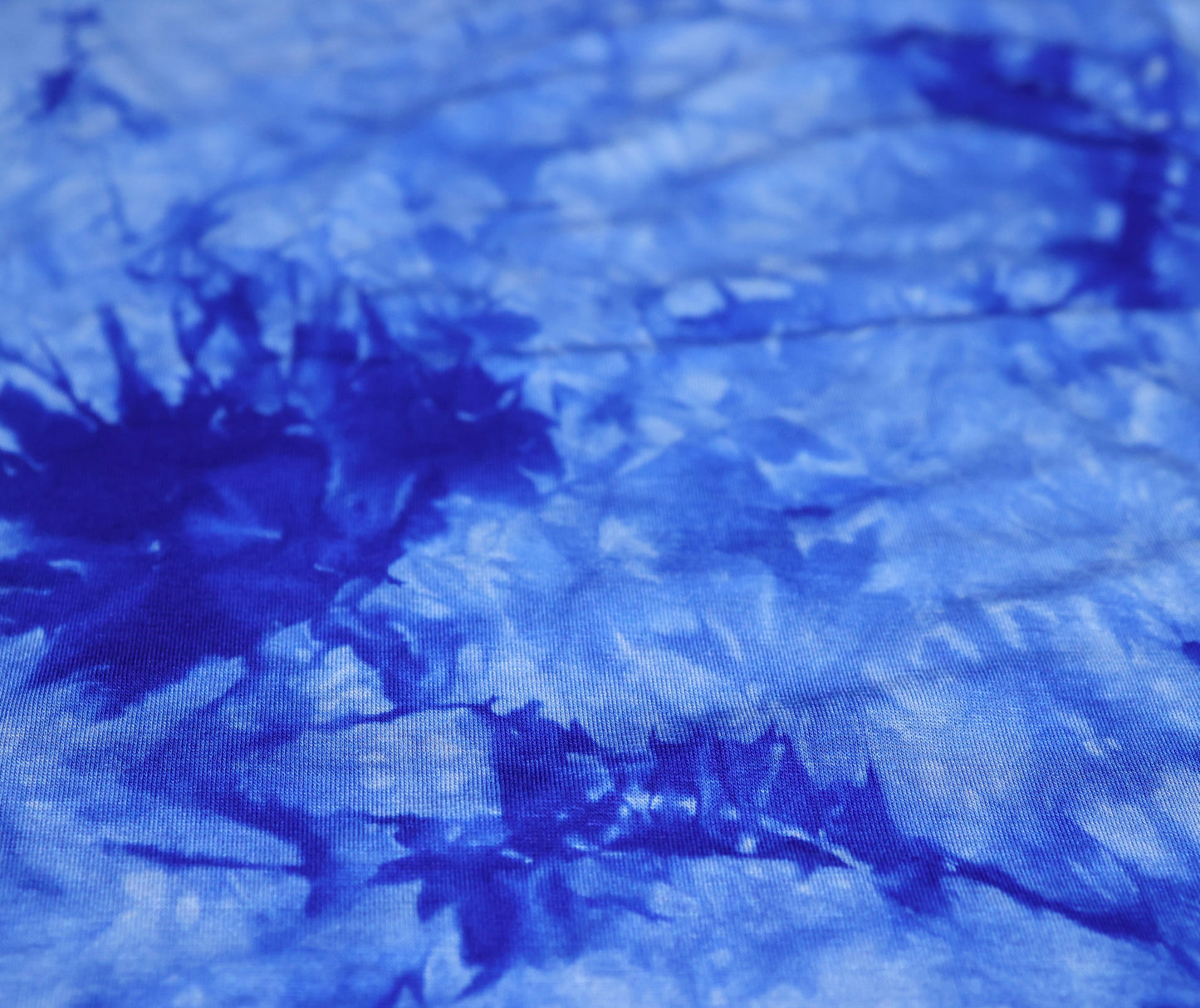 (RAYON SPAN) Tie Dye Royal