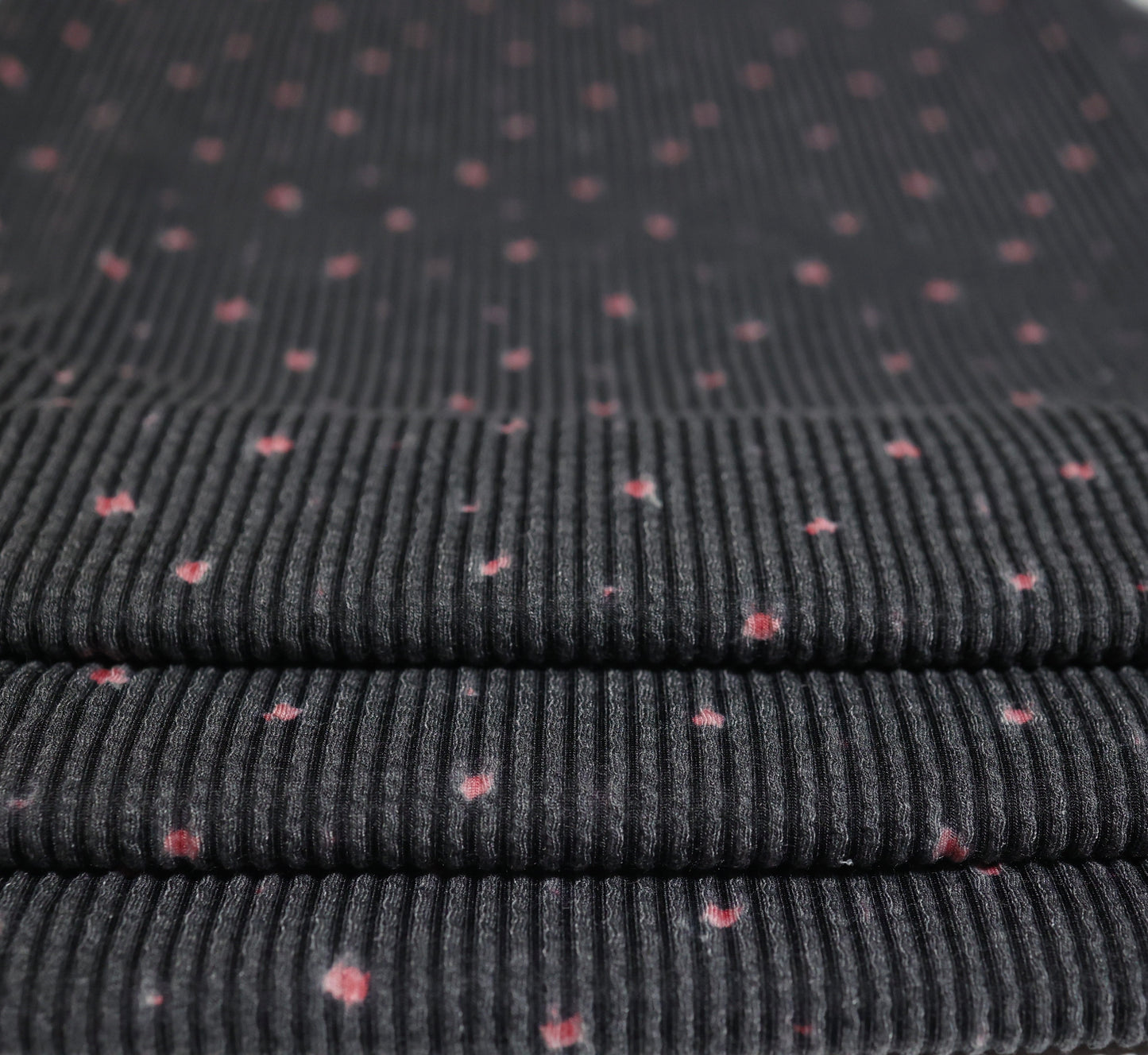 (Urban Rib) Black Ditsy