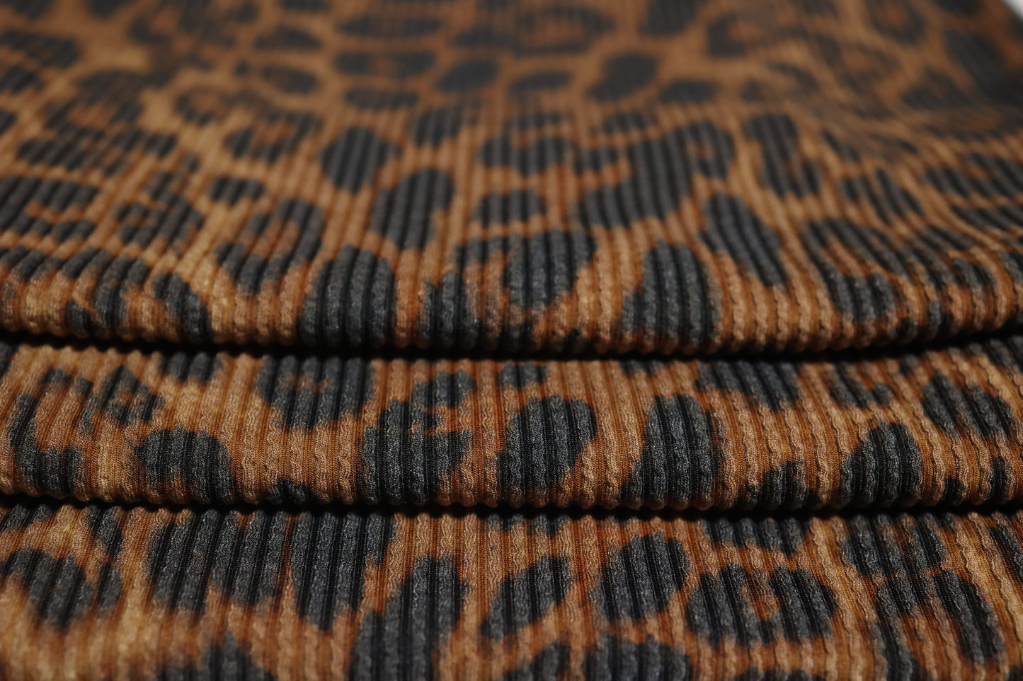 (Urban Rib) Brown Leopard