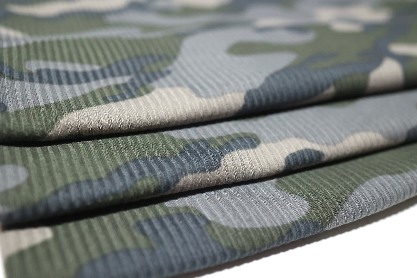 (Rib) Camo Gray/Olive/Taupe