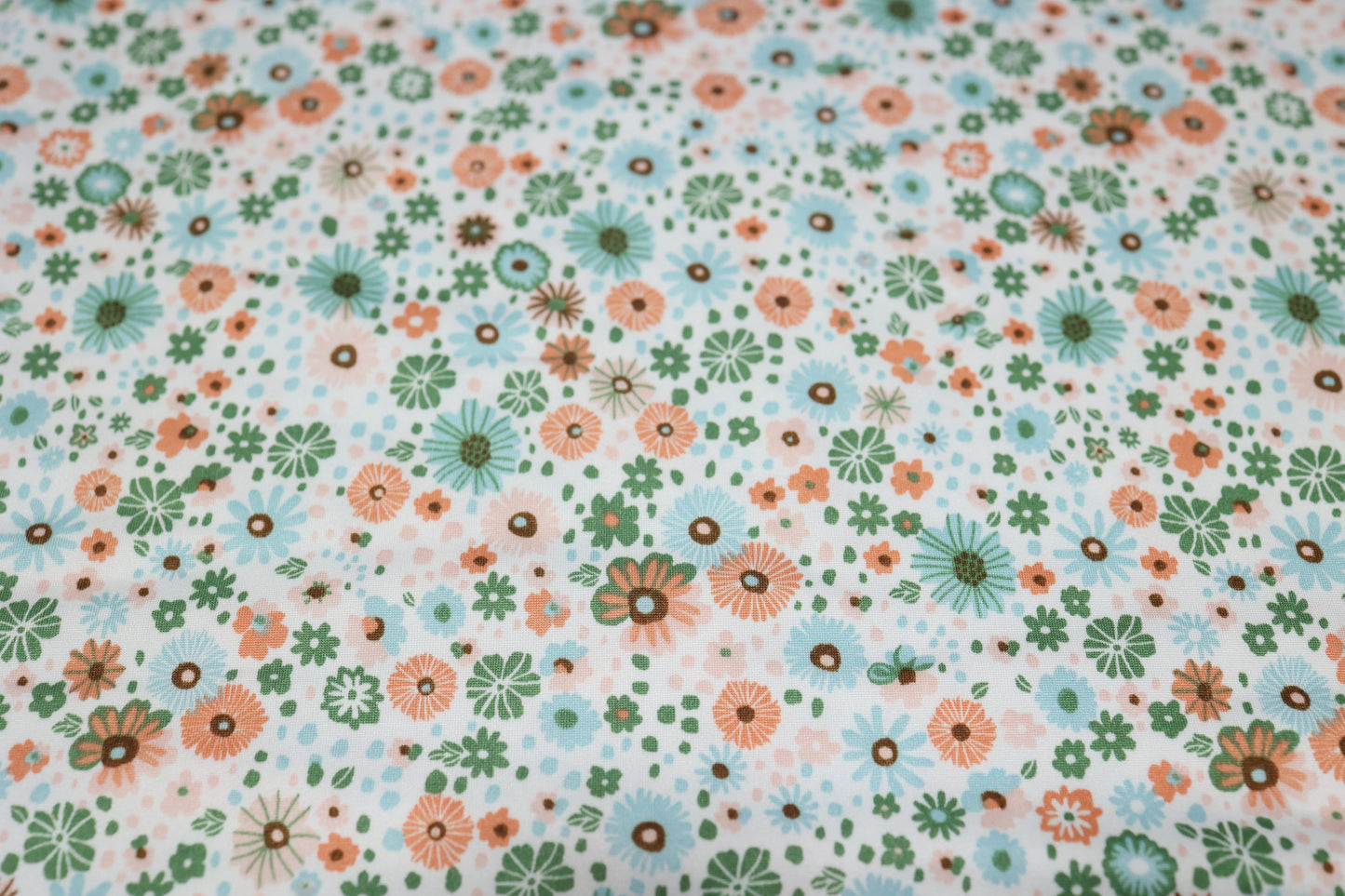(DBP) Retro Ditsy Floral Mint