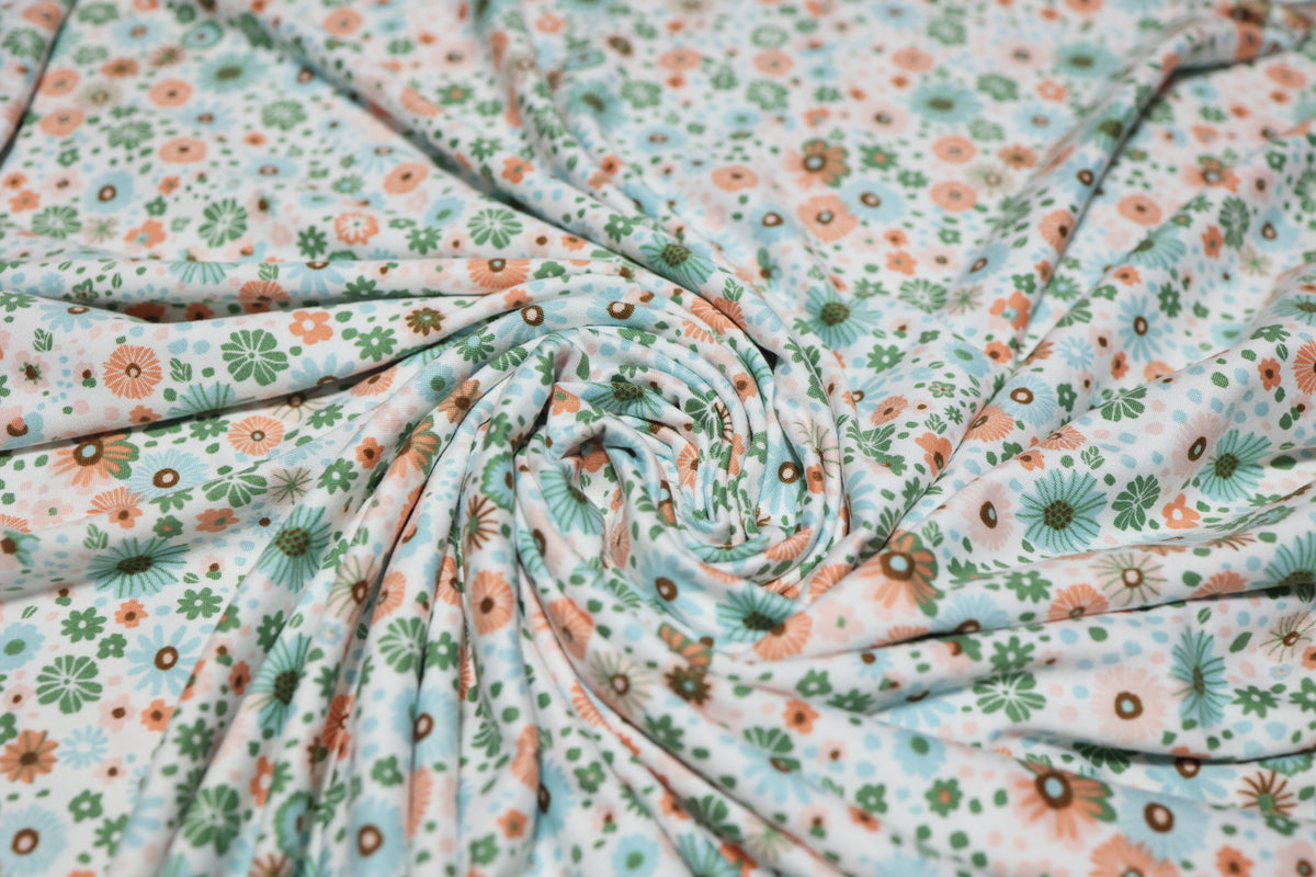 (DBP) Retro Ditsy Floral Mint