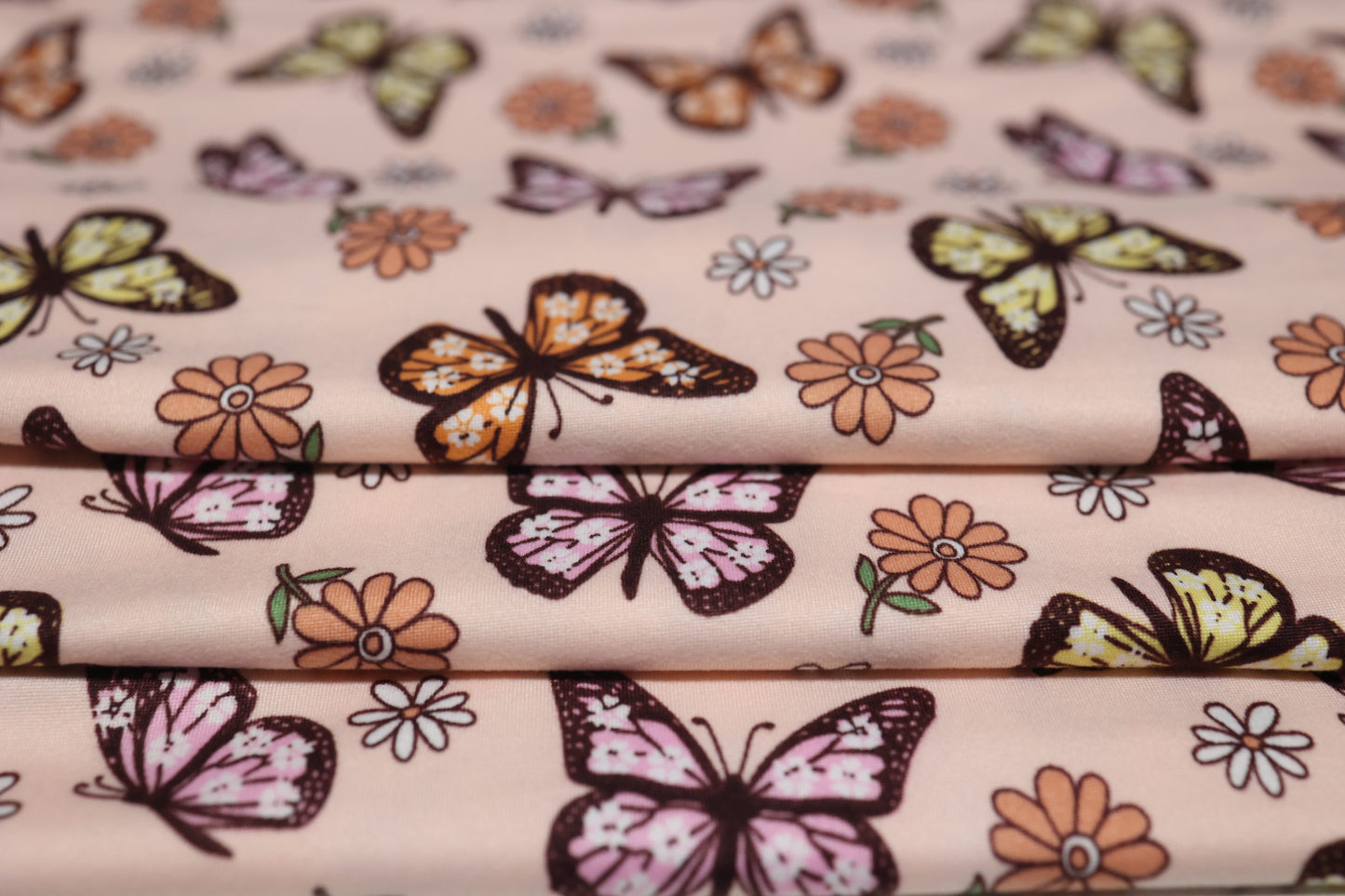 (DBP) Floral Butterflies on Pink