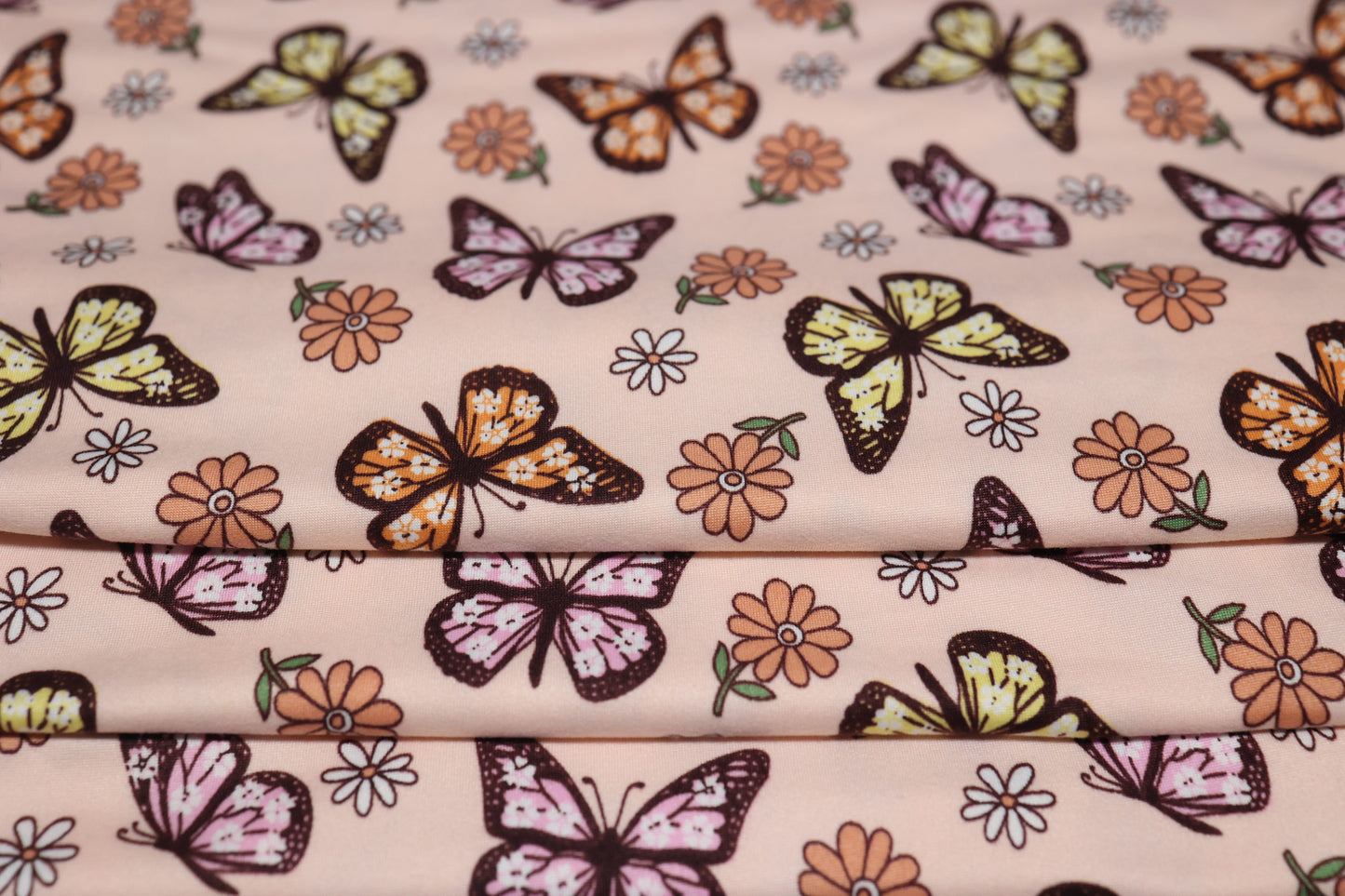 (DBP) Floral Butterflies on Pink