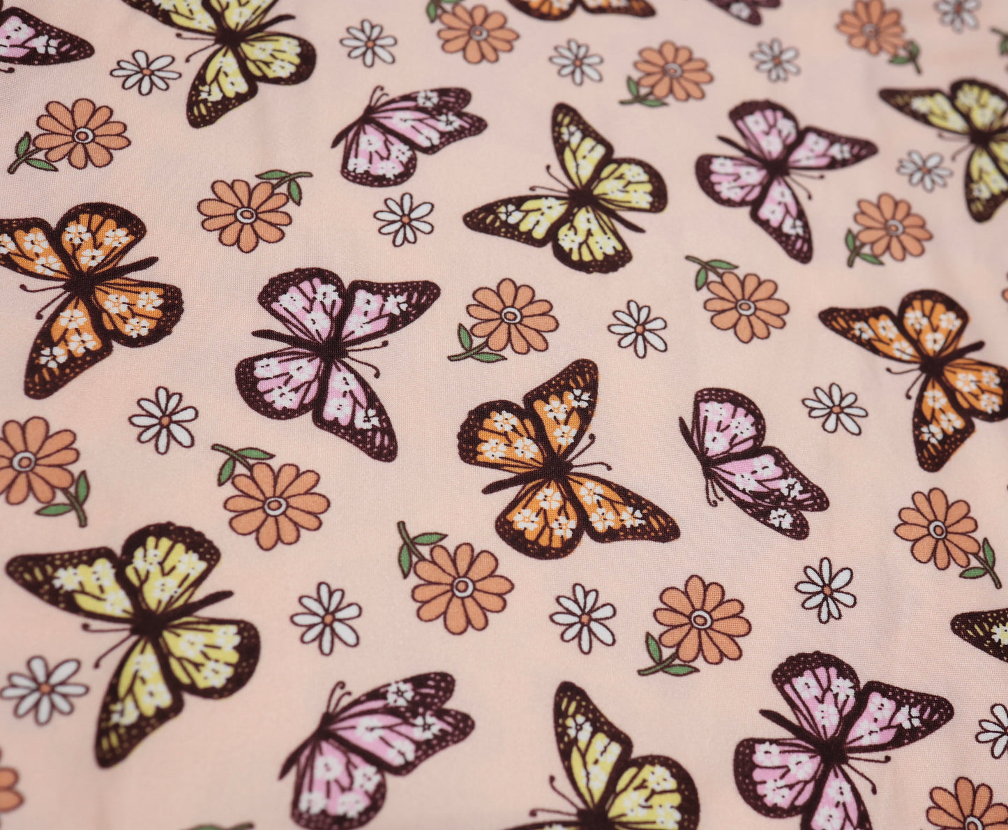 (DBP) Floral Butterflies on Pink