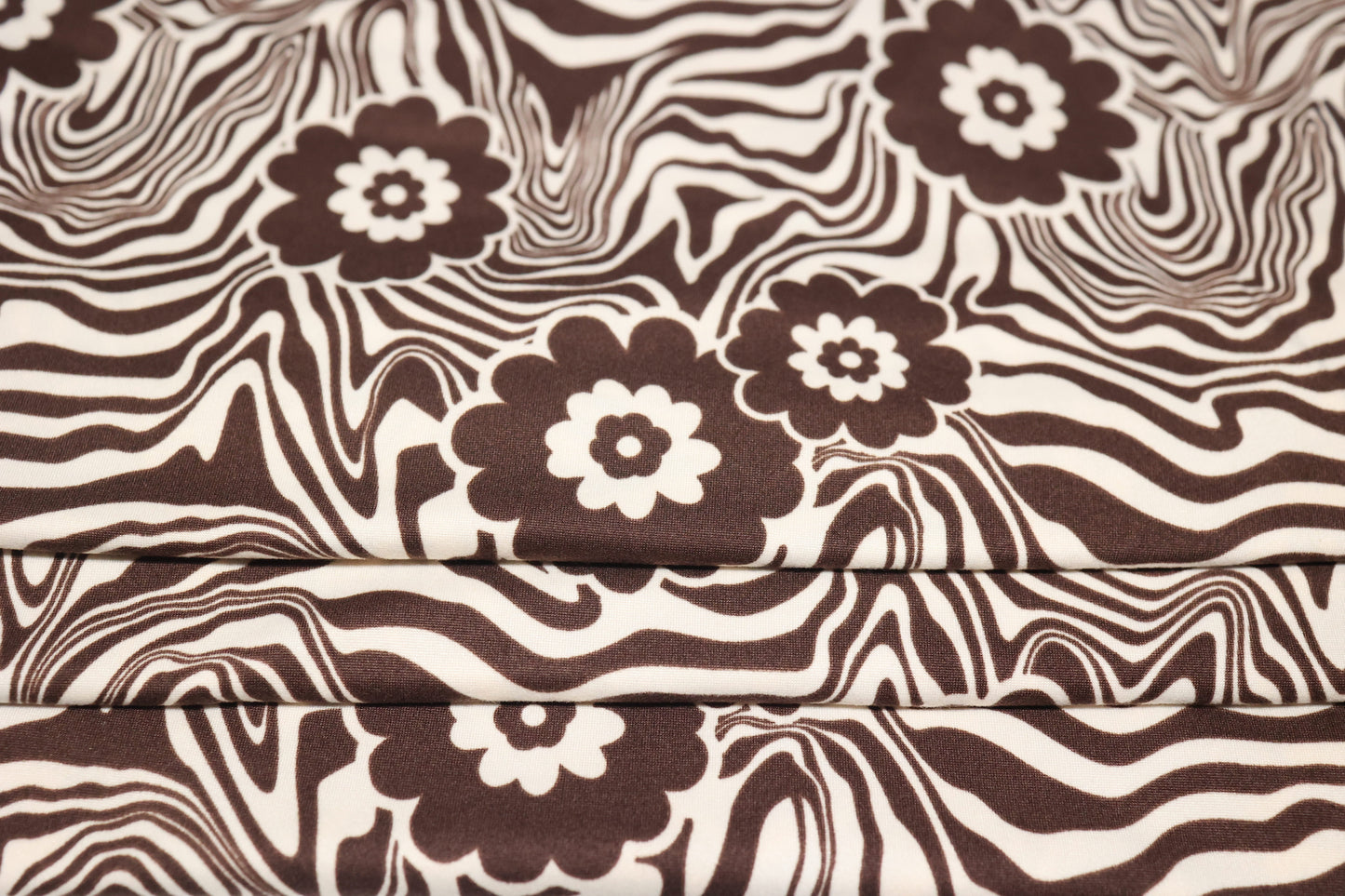 (DBP) Floral Marble Brown