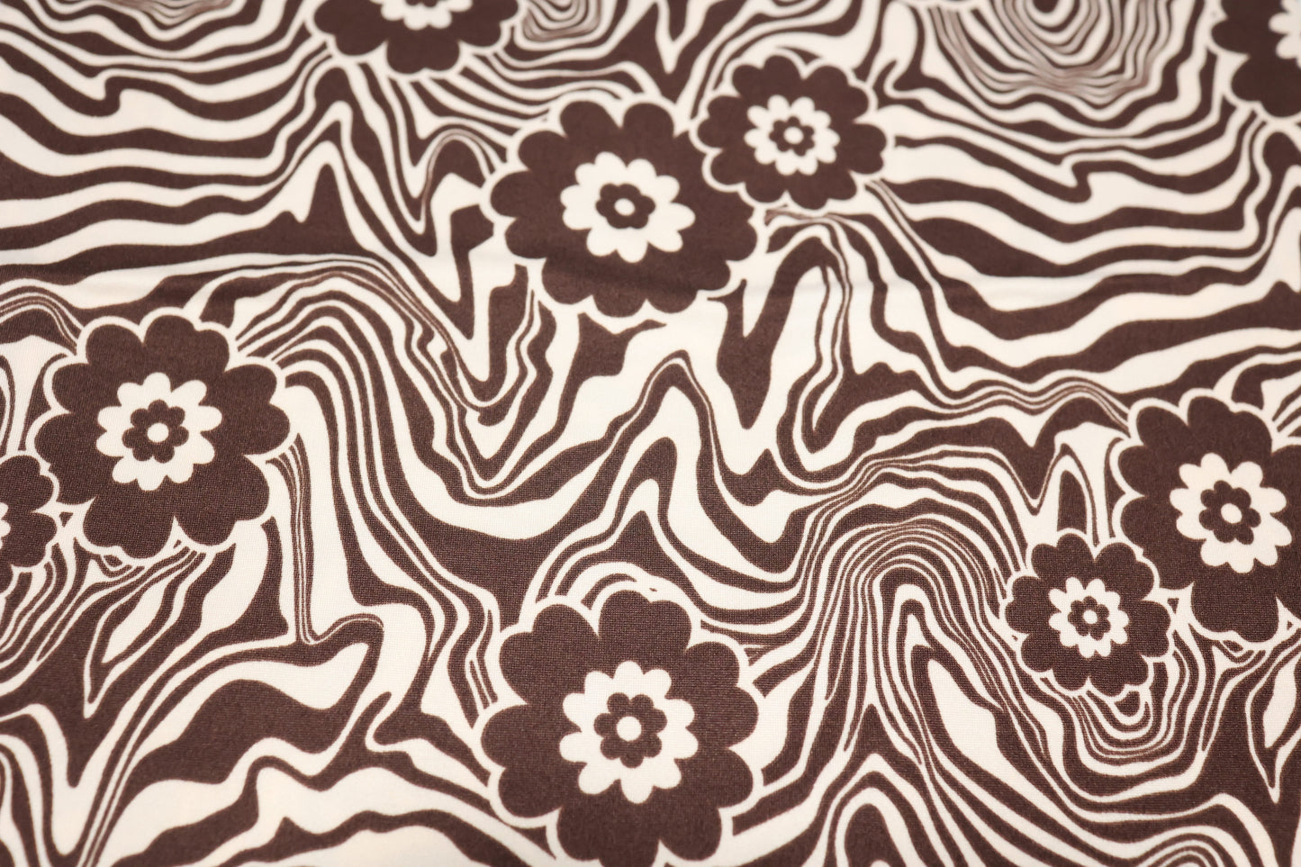 (DBP) Floral Marble Brown