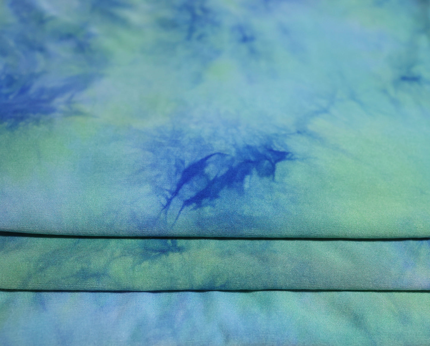 (Rayon) Real Tie Dye Turquoise/Blue
