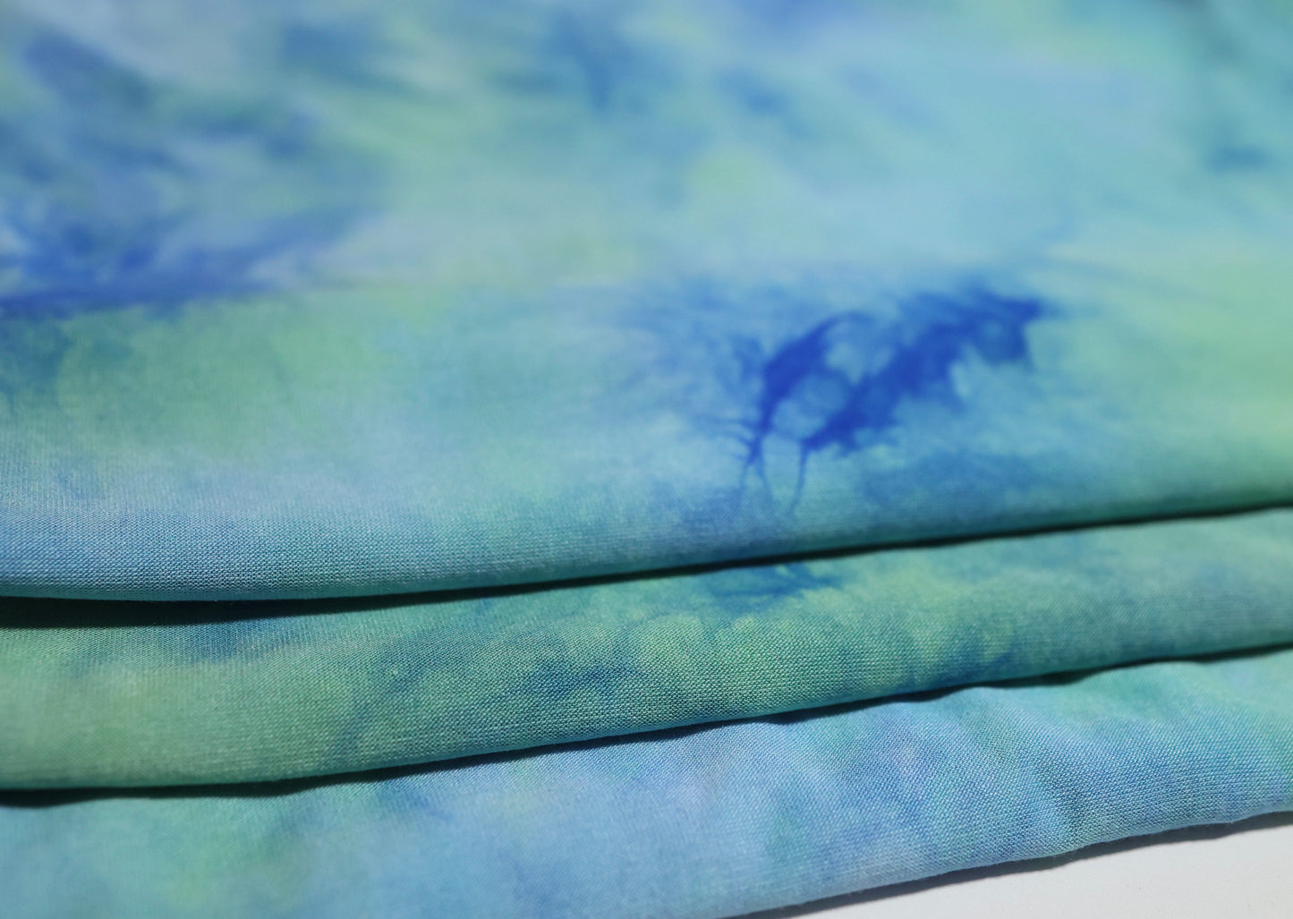 (Rayon) Real Tie Dye Turquoise/Blue