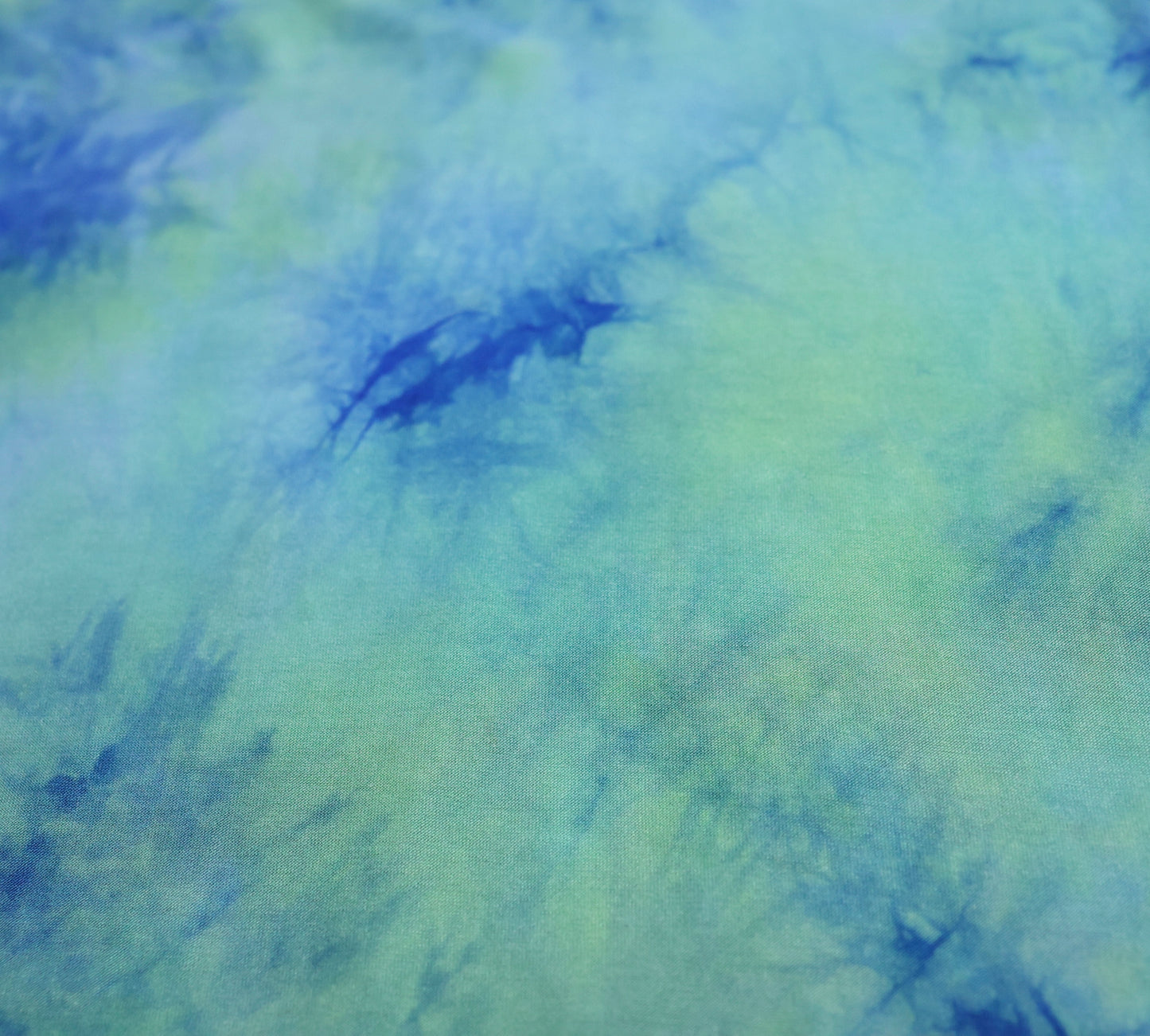 (Rayon) Real Tie Dye Turquoise/Blue