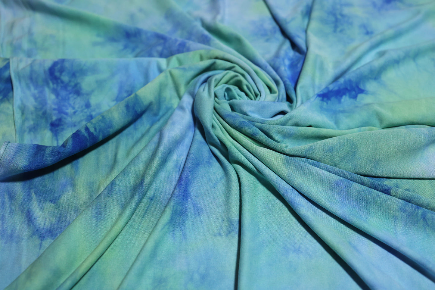 (Rayon) Real Tie Dye Turquoise/Blue