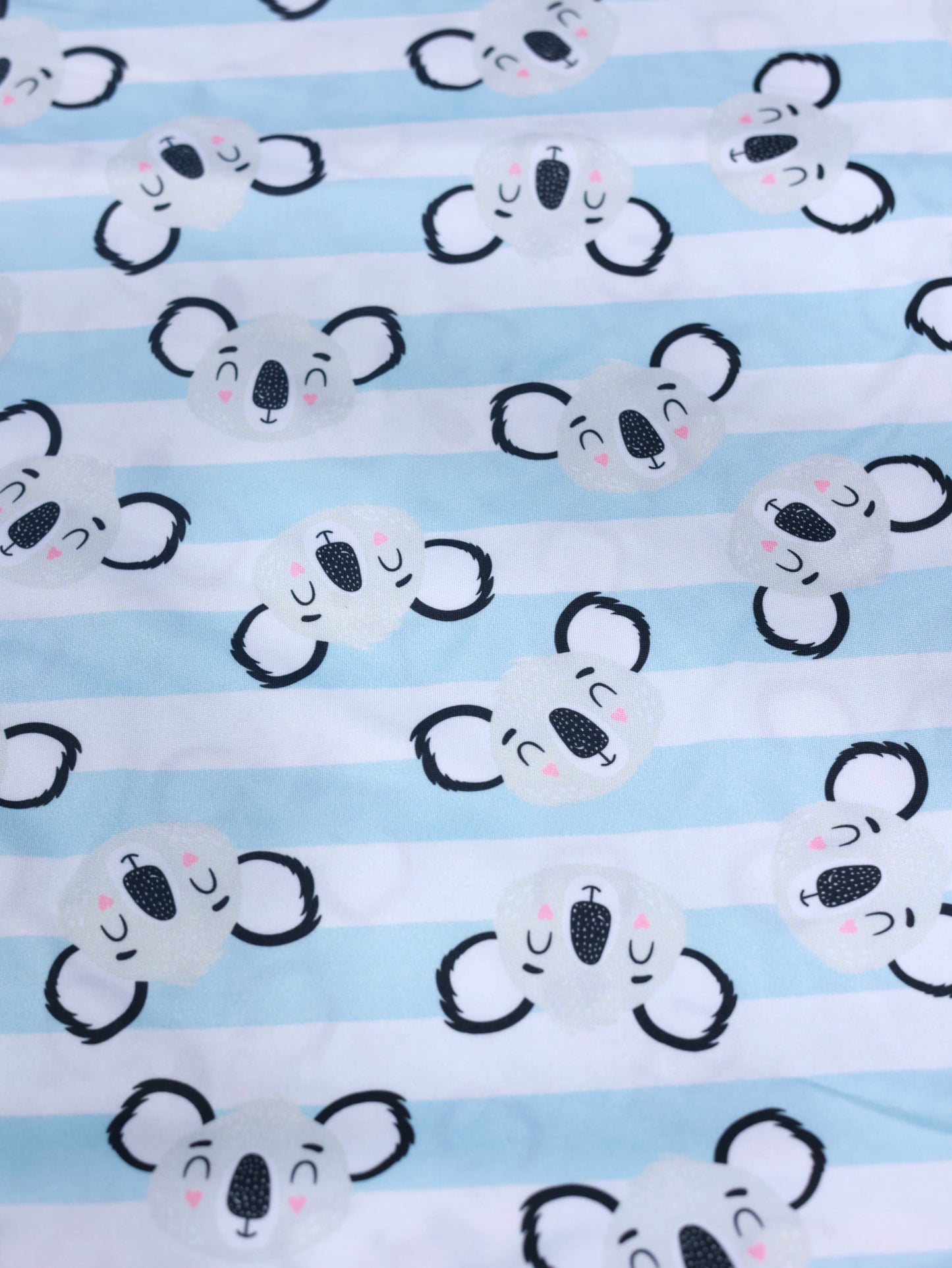 (DBP) Koalas On Lt Blue & White Stripes