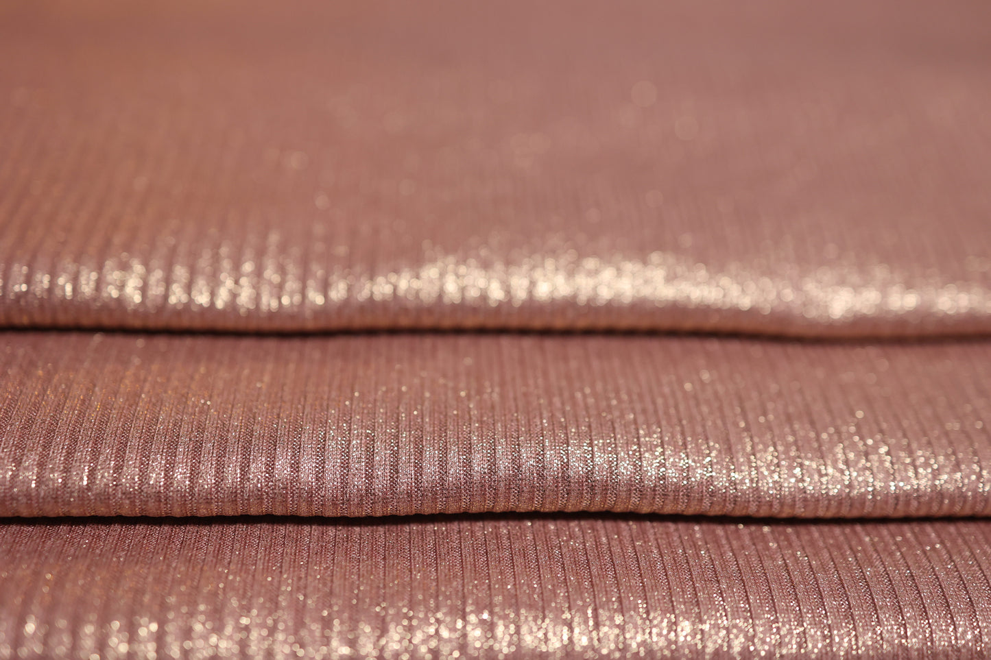 (Rib) Gold Foil On Mauve