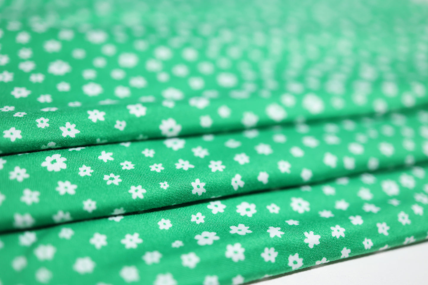 (DBP) Ditsy Floral on Green