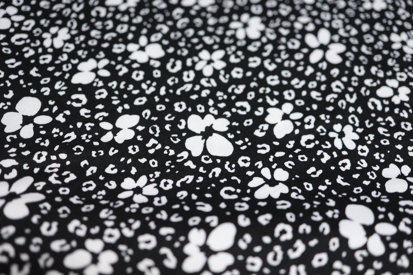 (DBP) Floral Cheetah On Black