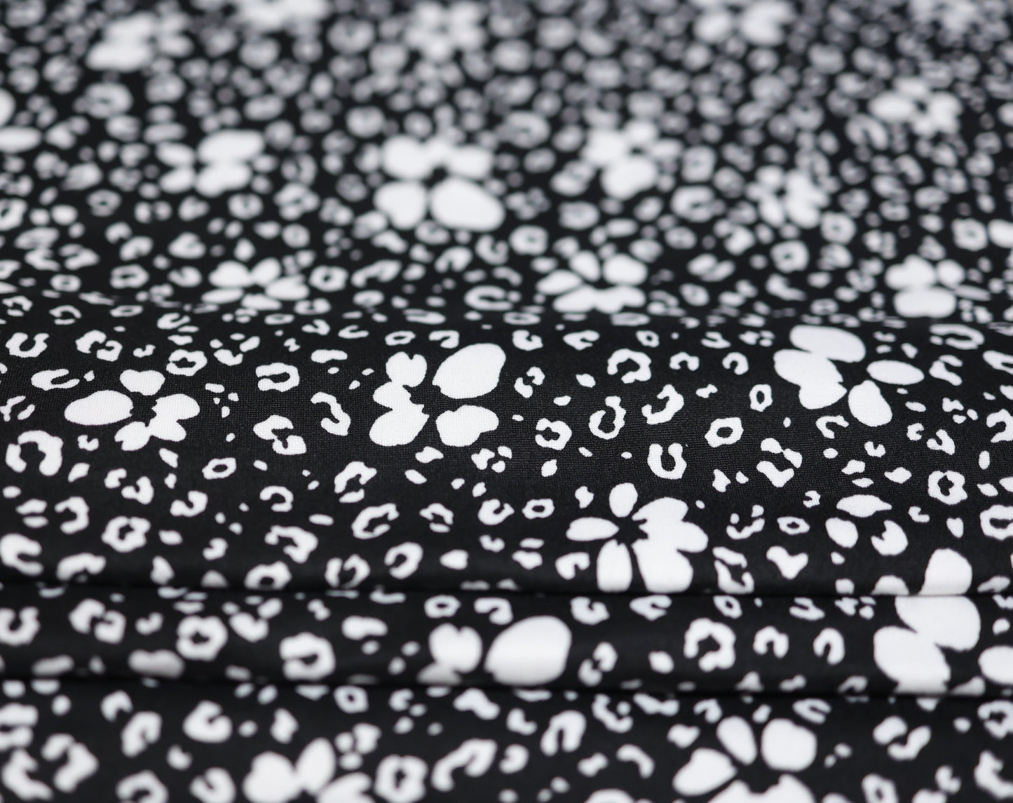 (DBP) Floral Cheetah On Black