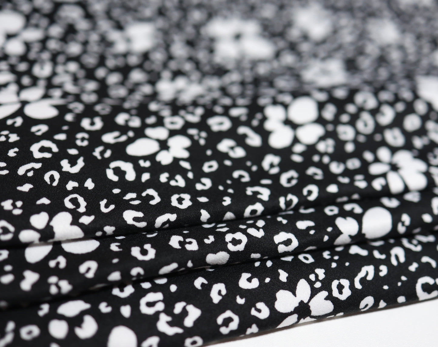 (DBP) Floral Cheetah On Black