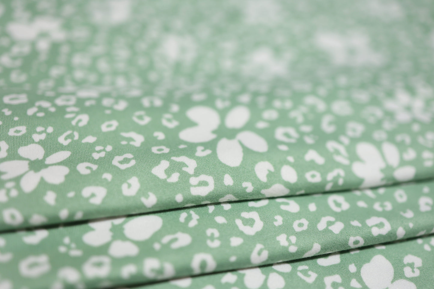 (DBP) Floral Cheetah On Sage