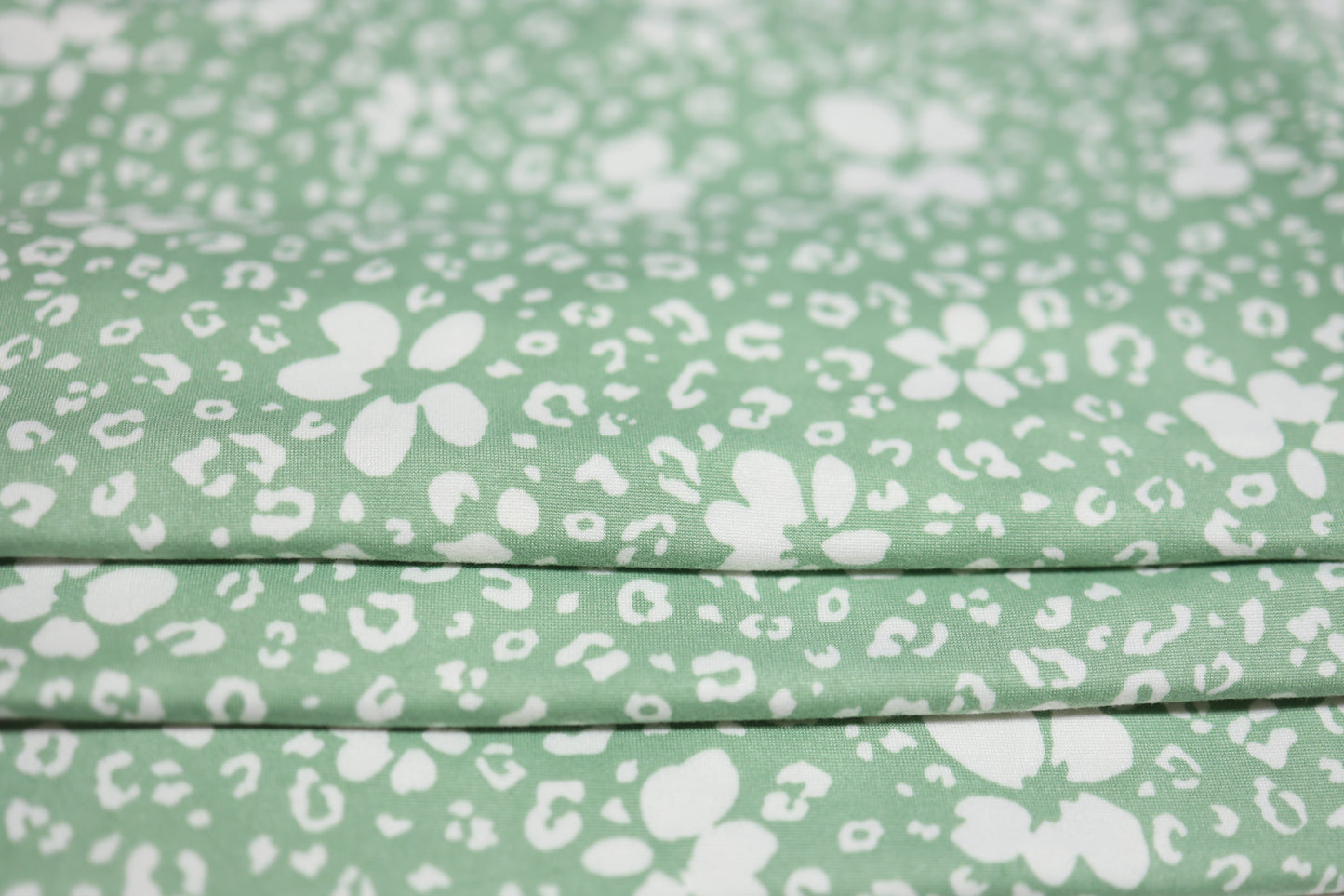 (DBP) Floral Cheetah On Sage