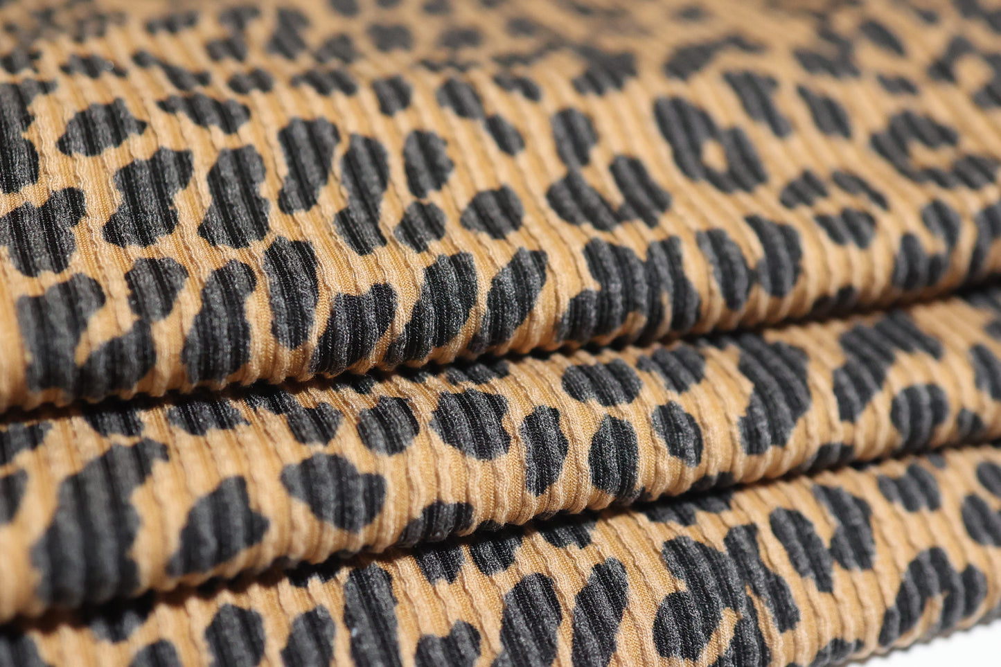 (Urban Rib) Light Brown Leopard