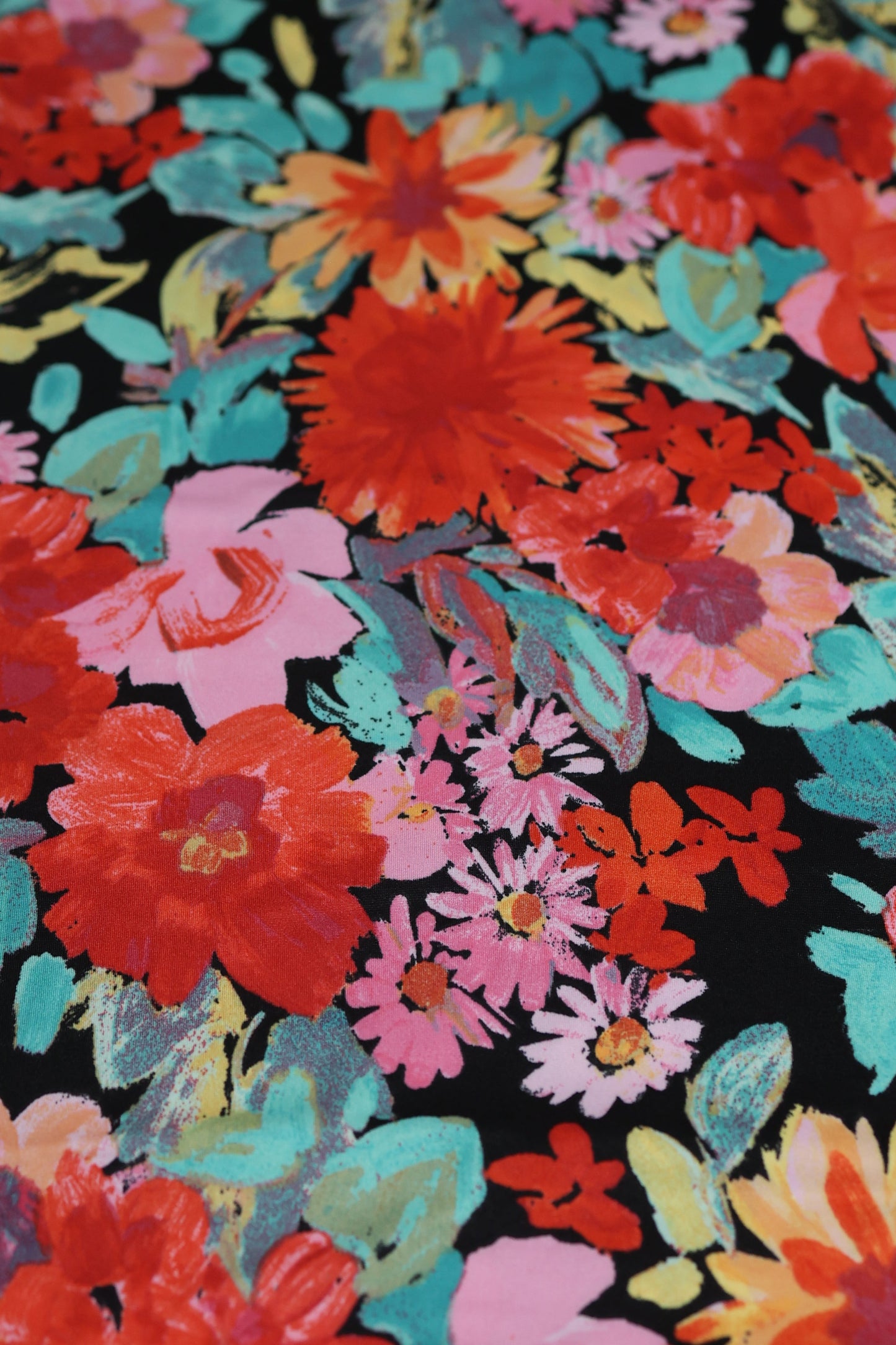 (DBP) Cherry Red Watercolor On Black