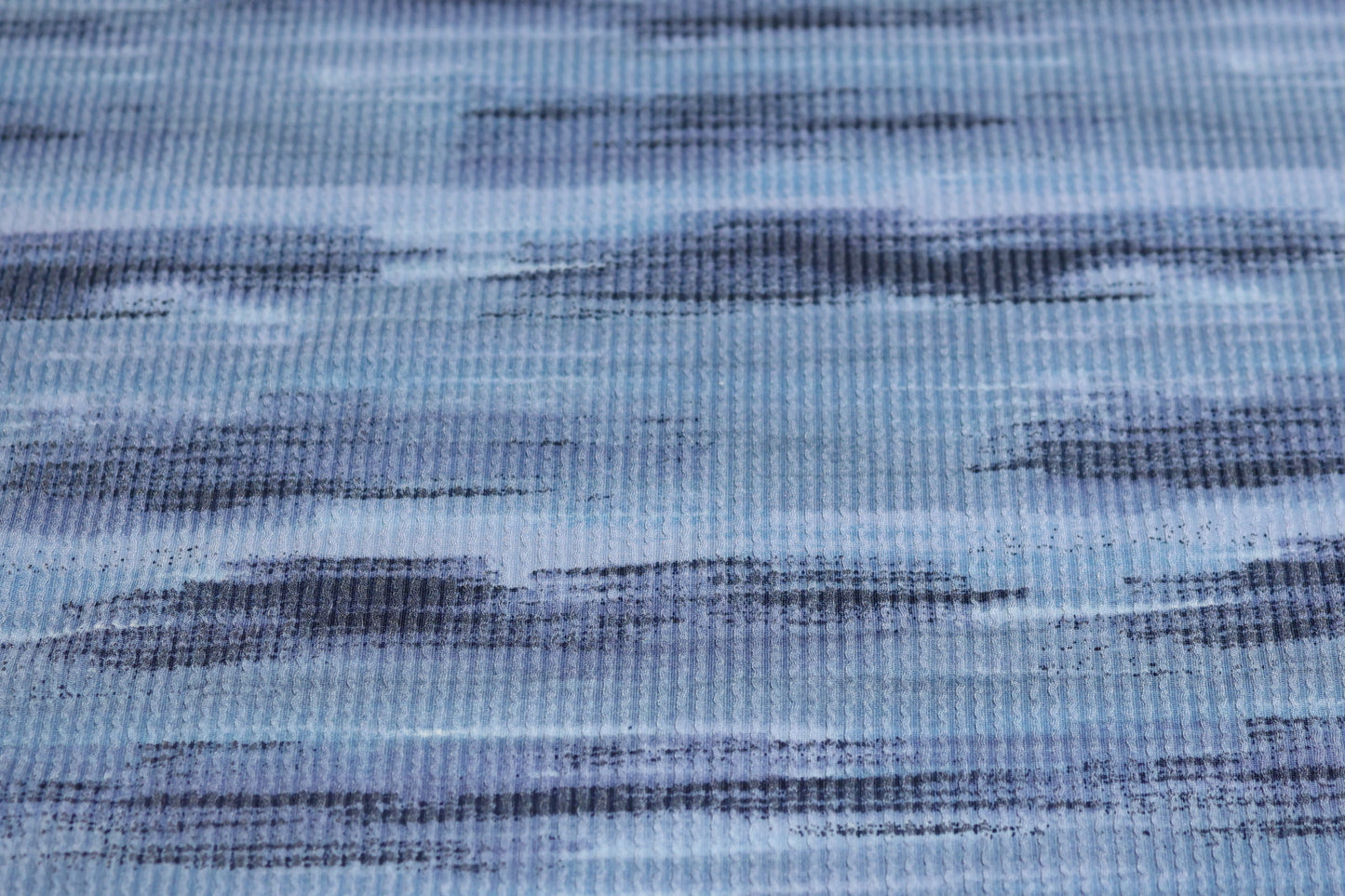 (Urban Rib) Blue Abstract Camo