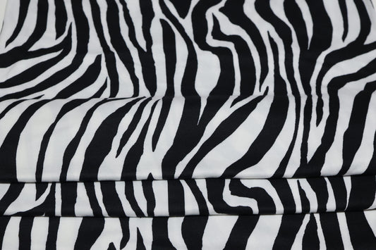 (DBP) Black Zebra Stripes On White