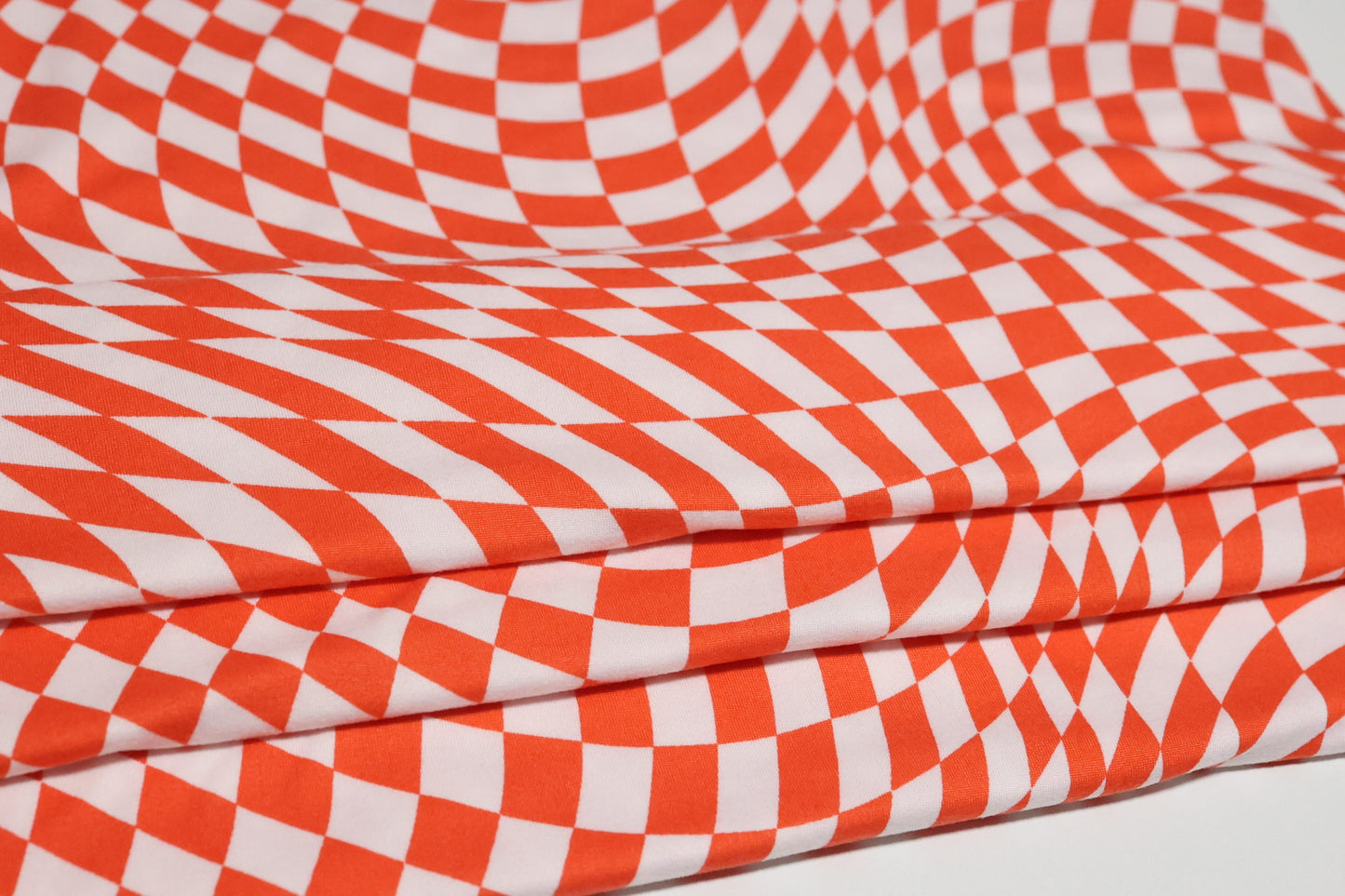(DBP) Orange Swirl Checker