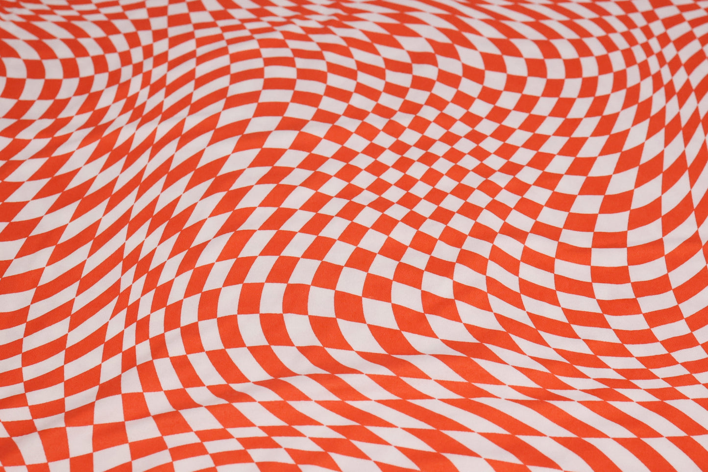 (DBP) Orange Swirl Checker