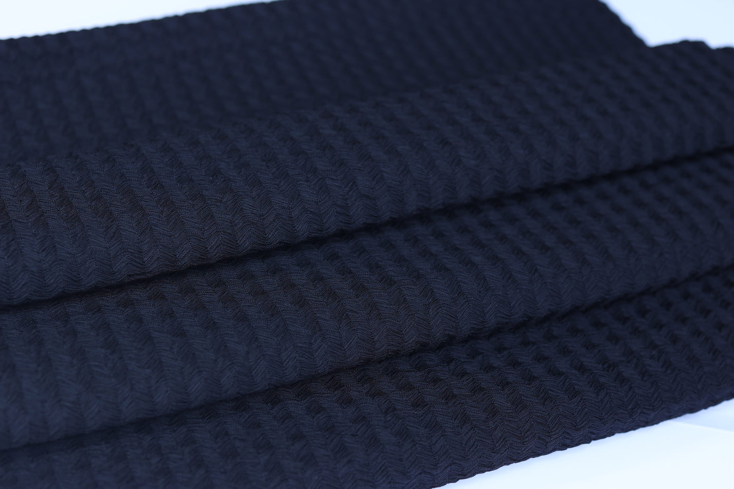 (Jacquard) Herringbone Black