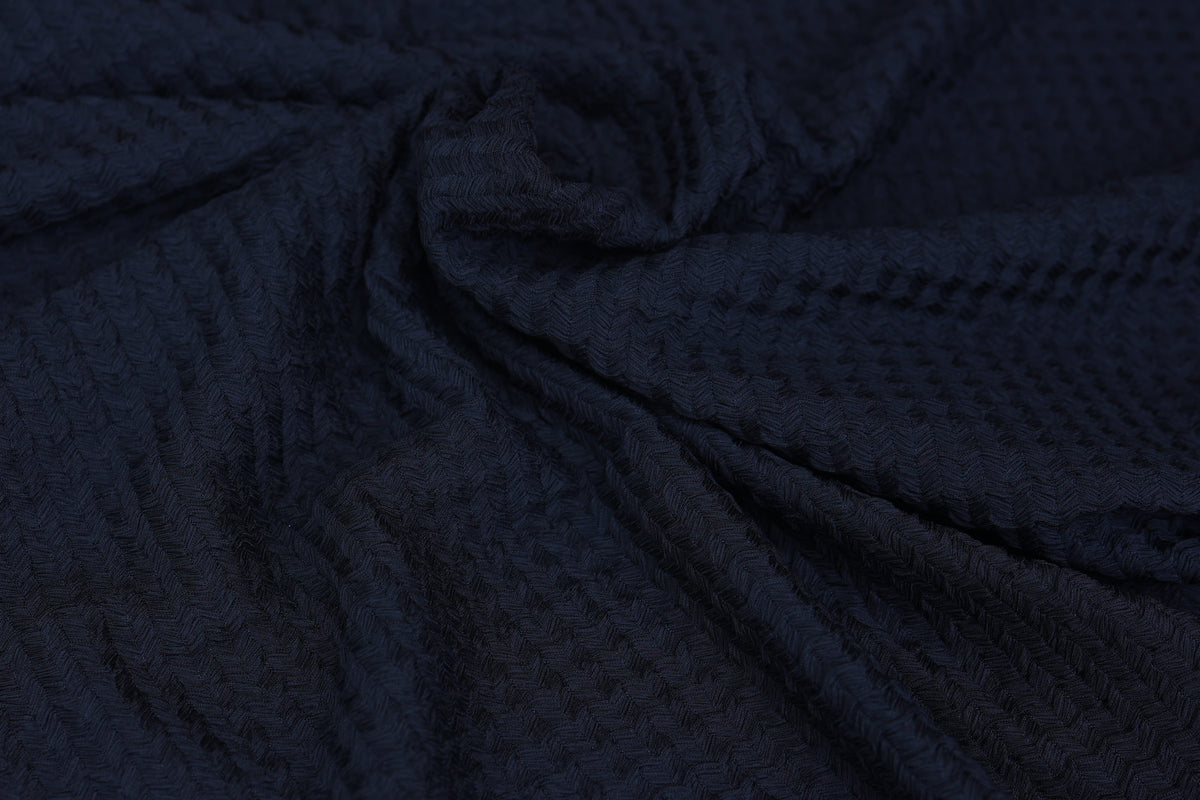 (Jacquard) Herringbone Black
