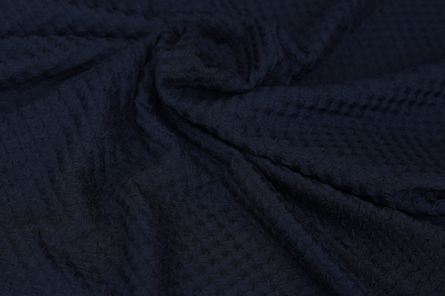 (Jacquard) Herringbone Black