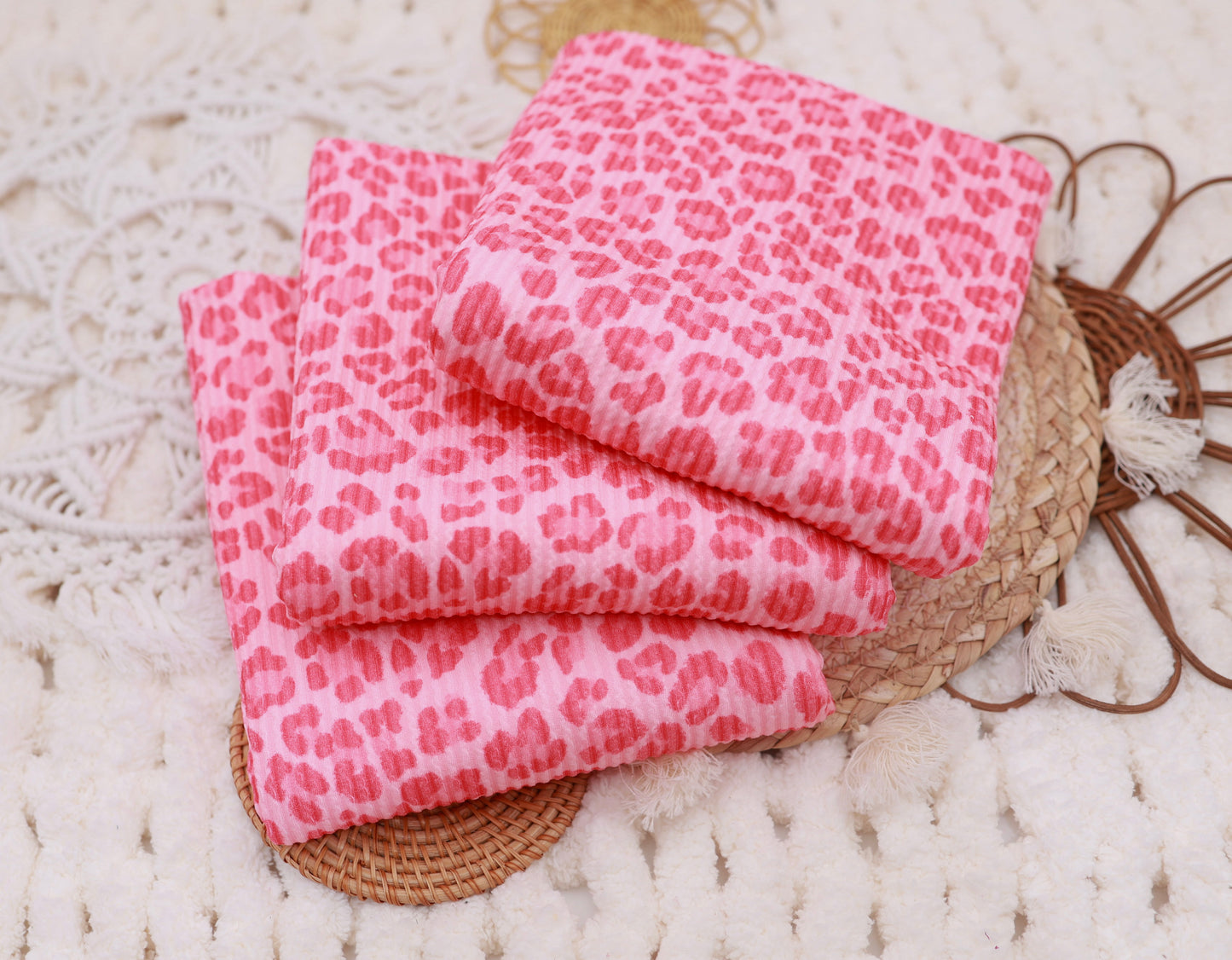 (Urban Rib) Bright Pink Leopard