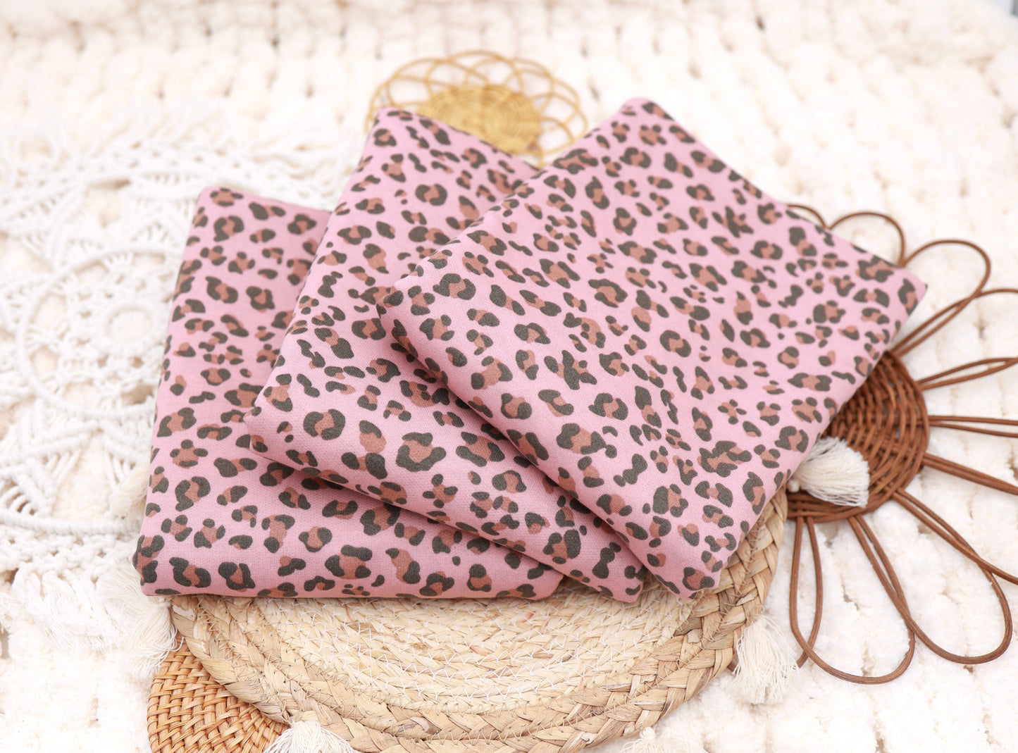 (French Terry) Leopard On Blush