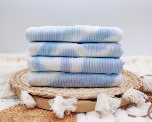 (Rib) Tie Dye Blue
