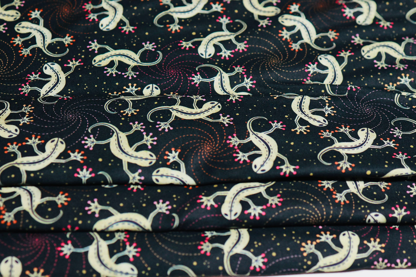 (DBP) Cosmic Salamanders On Black