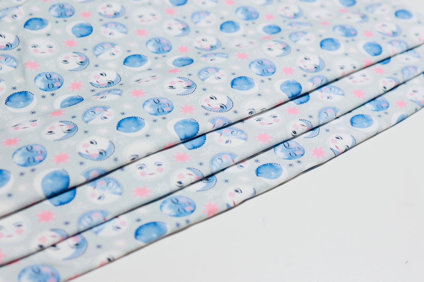 (DBP) Moon Phases On Baby Blue
