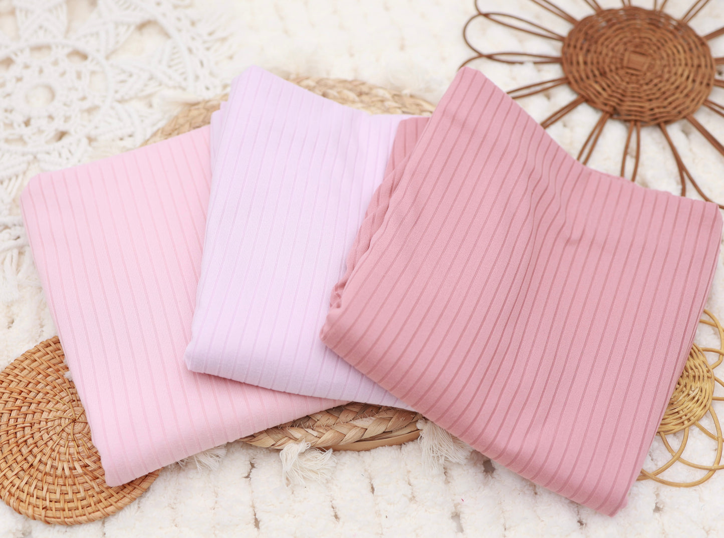 (8x3) Solid Pale Rose